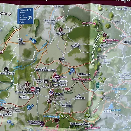 4 Pers Avec Jardin & Parking-calme-proche Clermont Royat
